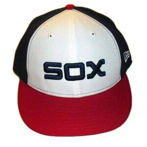 Chicago White Sox Mens New Era 59 Fifty Fitted hat cap sz. 7 1/4 New